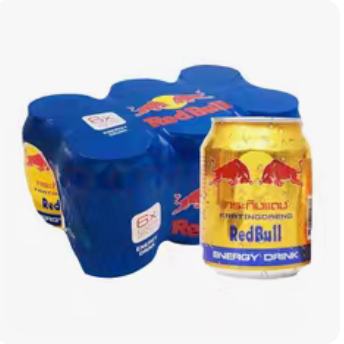 16日20点开始、百亿补贴：RedBull泰国原装进口红牛维生素功能饮料 250ml*6罐 20