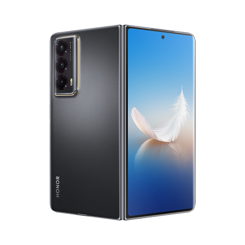 plus会员：HONOR 荣耀 Magic Vs2 5G折叠屏手机 12GB+256GB 绒黑色 4949.1元