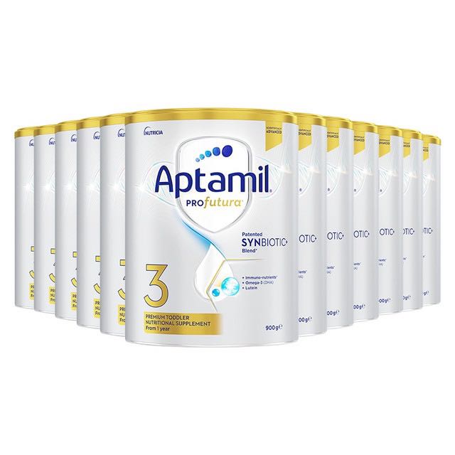 Aptamil 爱他美 澳洲白金版 活性益生菌婴儿配方奶粉 3段 900g*12罐 2290元包邮（