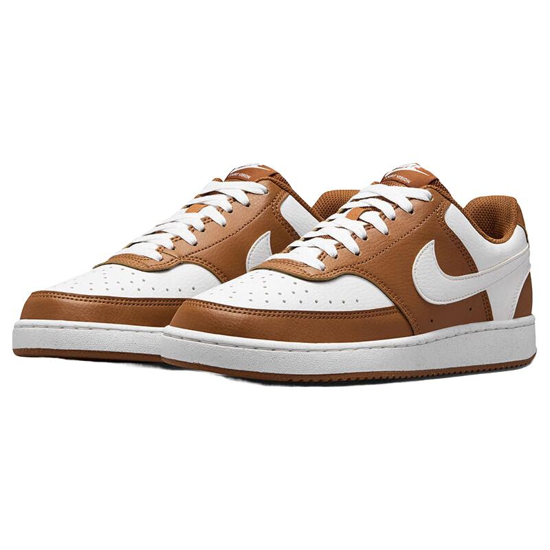 NIKE 休闲鞋女子减震COURT VISION LO运动鞋DH3158-200褐白36.5 269元