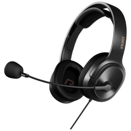 EDIFIER 漫步者 USB K5000 耳罩式头戴式降噪有线耳机 黑色 USB口 349元