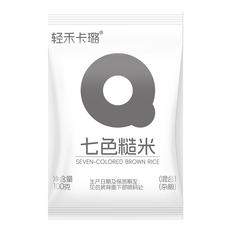 轻禾 七色糙米 100g 1.5元