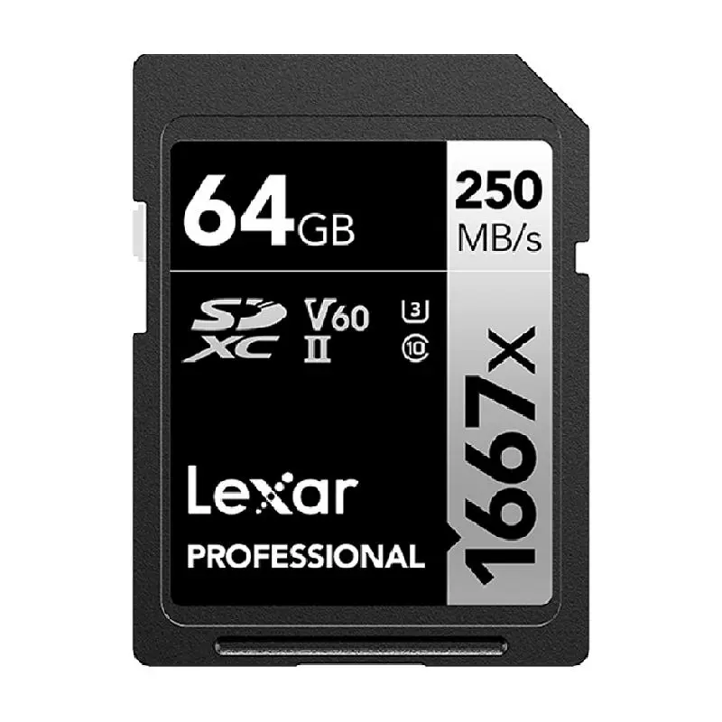 Lexar 雷克沙 PROFESSIONAL SD存储卡（UHS-II、V60、U3) ￥84.55