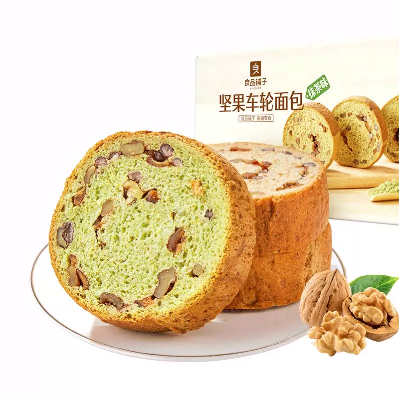 BESTORE 良品铺子 坚果车轮面包 500g ￥20.9