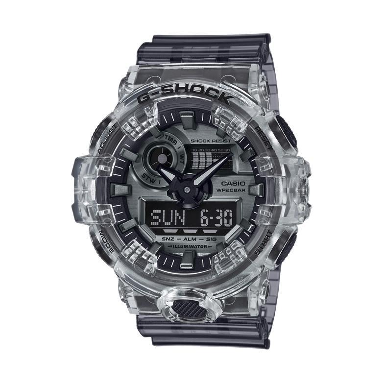 PLUS会员：CASIO 卡西欧 G-SHOCK系列 53.4毫米石英腕表 GA-700SK-1ADR 534.7元包邮（需