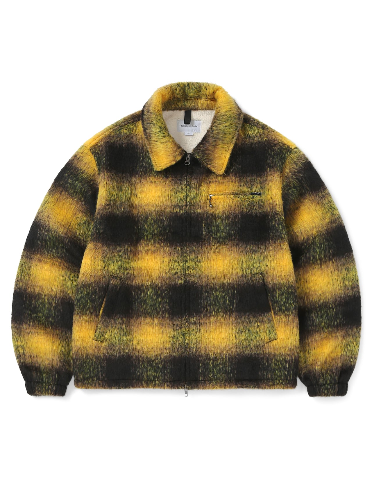 thisisneverthat ®Brushed Check Jacket秋冬美式毛呢格纹渐变夹克 659.4元