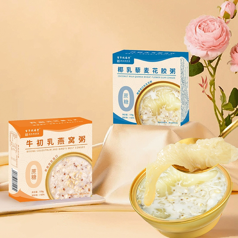 百年玖福堂 即食花胶燕窝粥 170g*6盒 ￥49.9