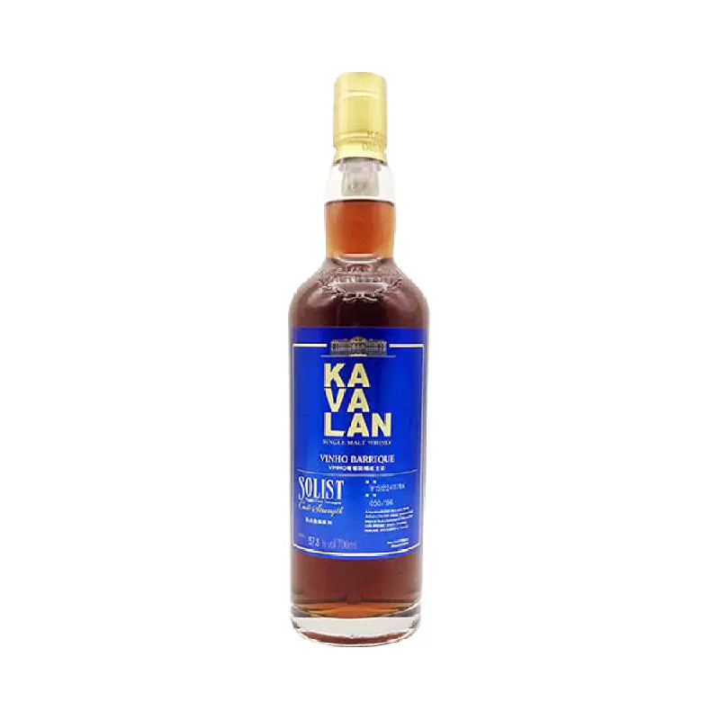 KAVALAN 金车 噶玛兰经典独奏威士忌700ml（vinho葡萄酒桶） ￥1115.3