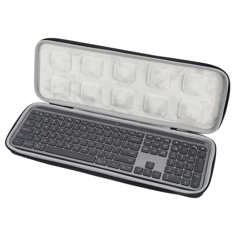 适用Logitech/罗技 MX Keys无线蓝牙键盘收纳包保护硬壳包袋套盒 黑色 118元