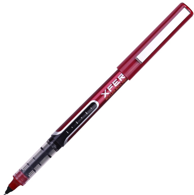 deli 得力 DLSX-S657 拔帽直液式中性笔 红色 0.5mm 12支装 15.2元