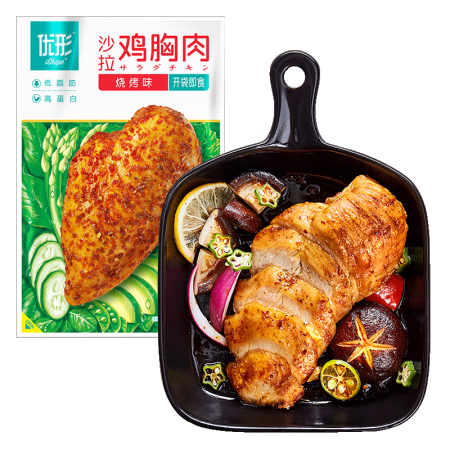 ishape 优形 沙拉鸡胸肉 烧烤味 100g（任选8件） 5.37元（需买8件，需用券）