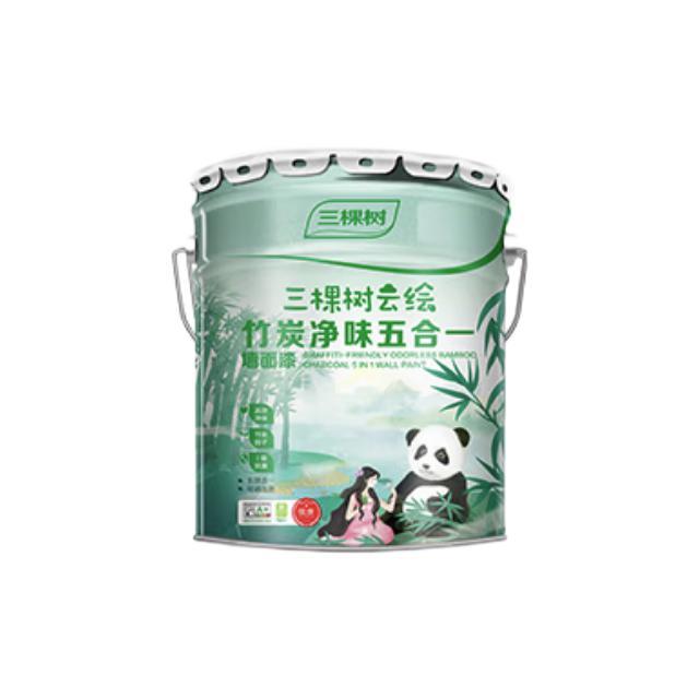 三棵树 云绘系列 竹炭净味五合一墙面漆 乳白色 18L 639元（需用券）