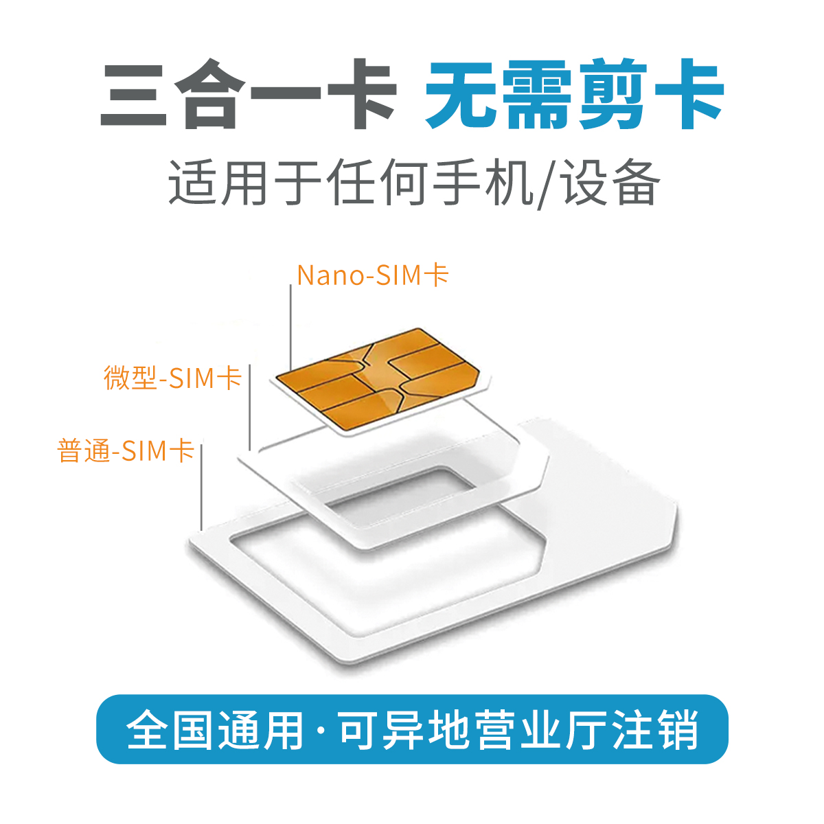 中国电信 流量卡纯流量上网卡全国通用无线流量卡不限速手机电话卡 5元