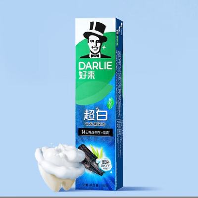 PLUS会员：好来 DARLIE 牙膏 超白竹炭深洁 190g*3 32.68元包邮（需领券）