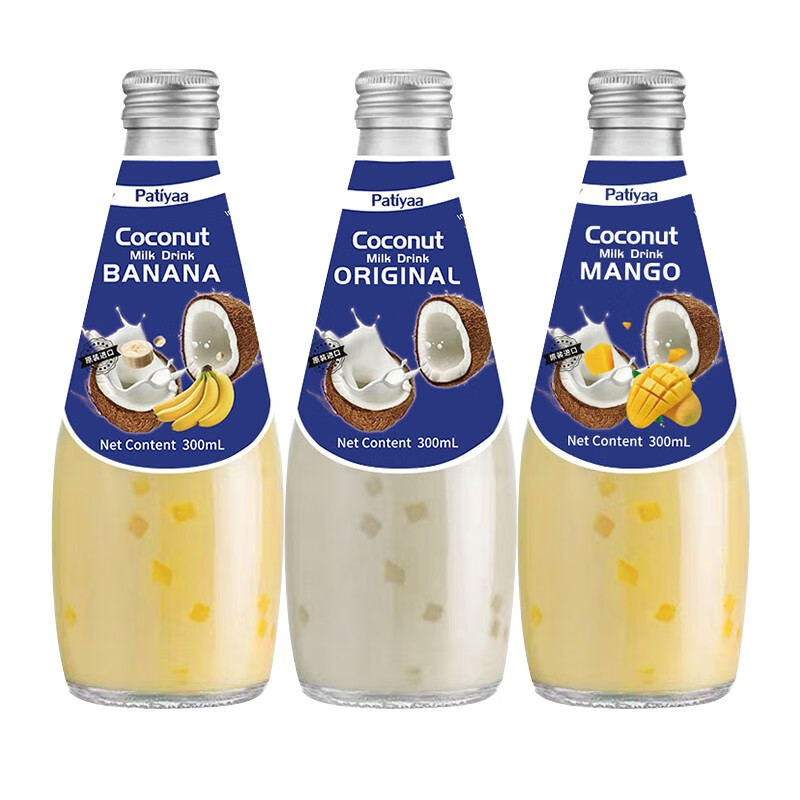 CHABAA 芭提娅 椰子水饮料香蕉味3瓶 多口味可选 5.97元（需买3件，需用券）