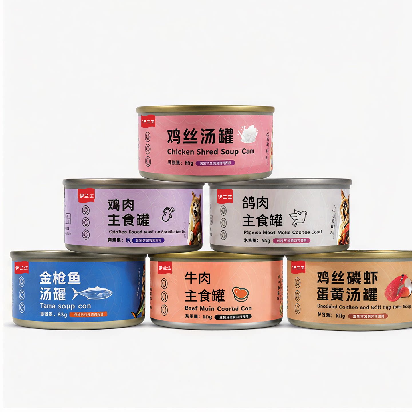 其他家 猫罐头24罐整箱85g6罐12罐主食零食罐猫咪宠物汤罐鸡肉成幼猫通用 9.9