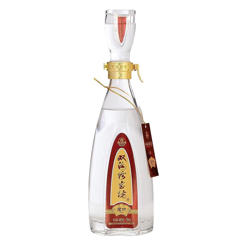 双沟 珍宝坊 君坊 52%vol+68%vol 浓香型白酒 520ml 单瓶装 91元