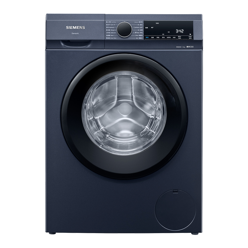 PLUS会员：SIEMENS 西门子 10公斤滚筒洗衣机 湖蕴蓝 XQG100-WG52A1X14W 2601.7元+9.9家