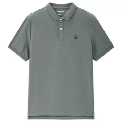 GIORDANO 佐丹奴 短袖Polo衫男凉感抗菌冰氧酷刺绣翻领上衣男01014392*3件 114.82元