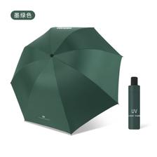mikibobo 米奇啵啵 晴雨伞防UPF50+胶囊伞太阳伞遮阳伞 墨绿色 ￥19.65