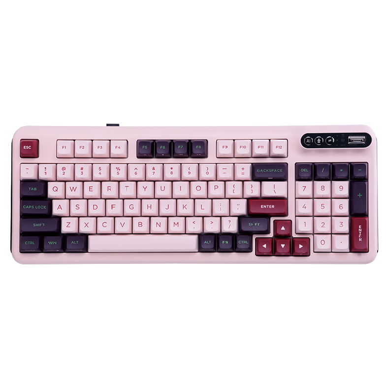 KZZI 珂芝 Z98AI 94键 三模机械键盘 弥豆紫 风雨轴 RGB 569元