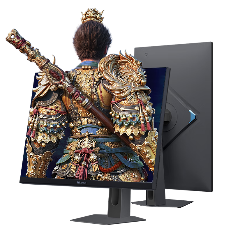 年货节:海信大圣G5 Pro+26款 27英寸2K200Hz 1ms原厂模组 广色域 旋转升降 暗夜黑 