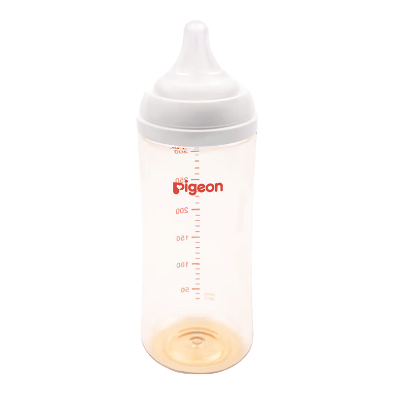 Plus会员：贝亲（Pigeon）自然实感第3代 婴儿PPSU奶瓶 宽口径 330ml L号 63.79元