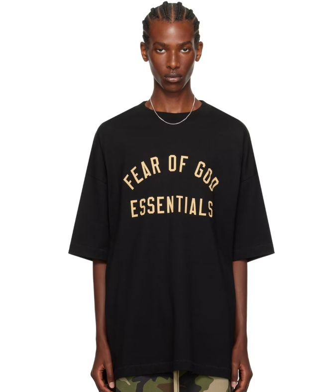 Fear of God ESSENTIALS 黑色圆领 T 恤 9.1折 $50（约364.99元）