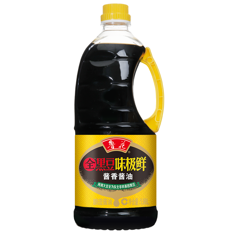 PLUS会员：luhua 鲁花 全黑豆味极鲜 酱香酱油 1.98L*3件 41.91元（需领券，合13.97