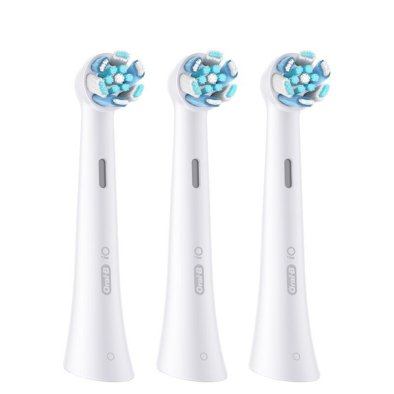 Oral-B 欧乐B 电动牙刷头 iO系列 成人卓越深洁型3支装 CW-3白色 适配iO云感刷系