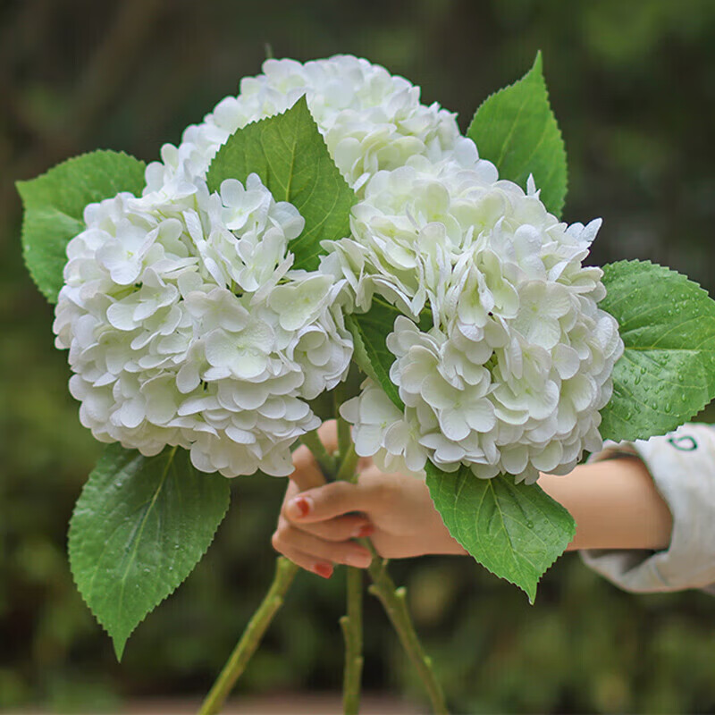 极度空间 假花仿真花手感保湿绣球花绢花摆件装饰品结婚用品假花路引花 19