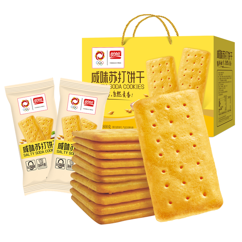 小程序：盼盼 苏打饼干 咸味800g/盒 9.86元（需领券）