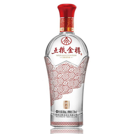 88VIP：五粮浓香 WULIANGYE 五粮液 五粮金樽精品 52%vol 浓香型白酒 500ml*6瓶 493.05