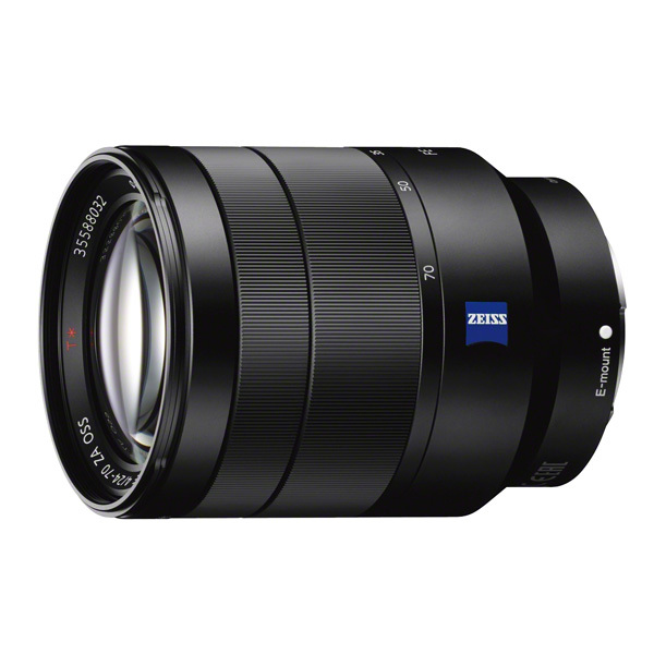 SONY 索尼 Vario-Tessar T* FE 24-70mm F4 ZA OSS全画幅蔡司标准变焦微单相机镜头 E卡