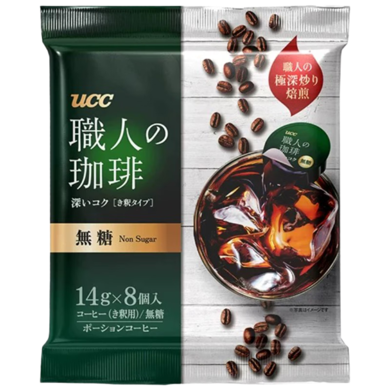 PLUS会员、临期品：UCC 职人无糖咖啡浓缩液 112g *3件 29.57元（合9.86元/件）