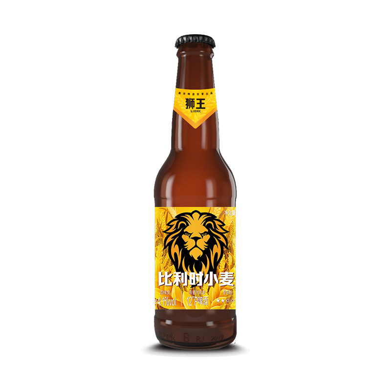 狮王 燕京精酿 比利时小麦啤酒 12度 330ml*12瓶 49.9元（需用券）