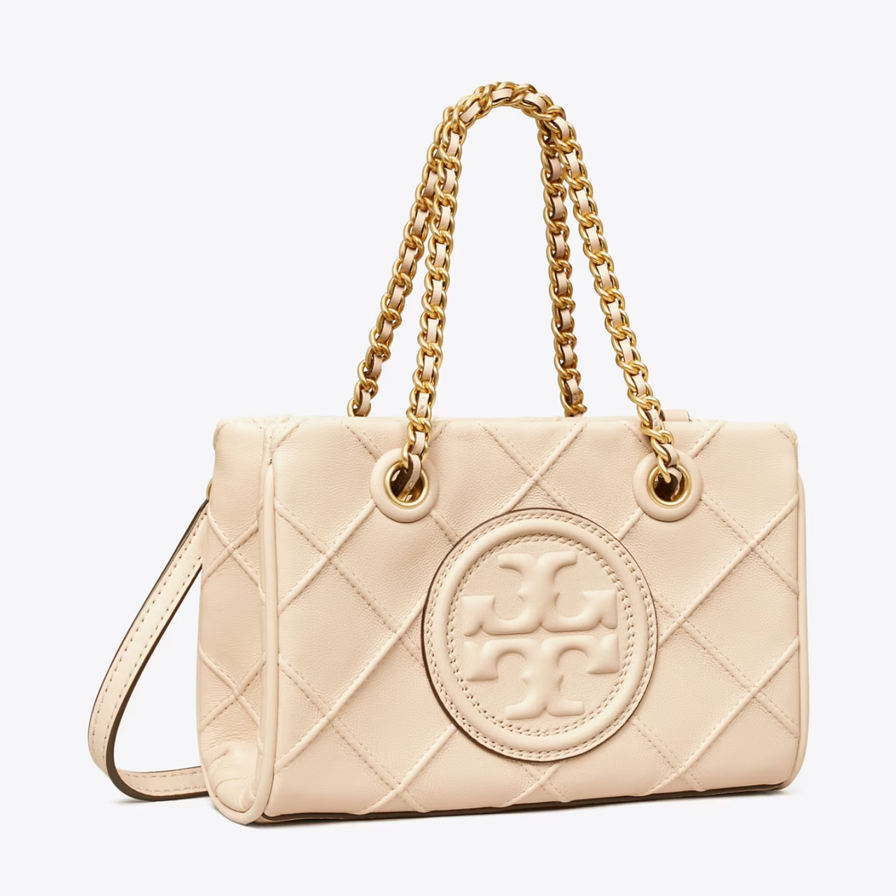 Tory burch mini Fleming 链条托特包 7折 $349（约2548.68元）