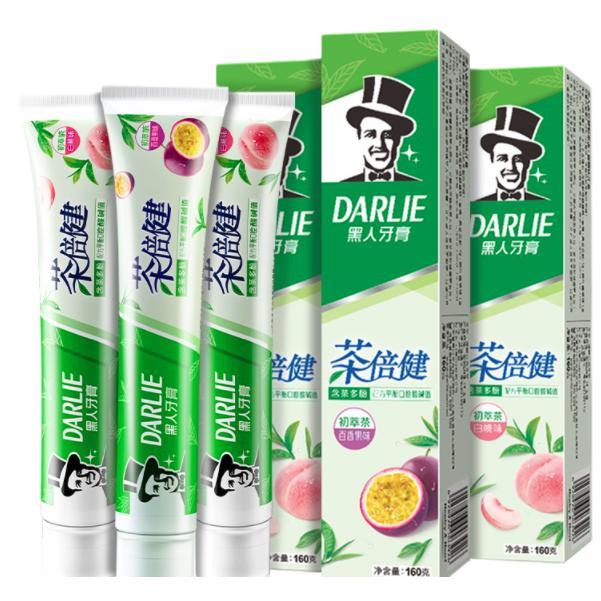 DARLIE 好来 茶倍健果味牙膏焕白3支共480g 28.33元