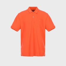 Massimo Dutti 男士时髦摩登刺绣logo标含棉舒适短袖polo衫 ￥136