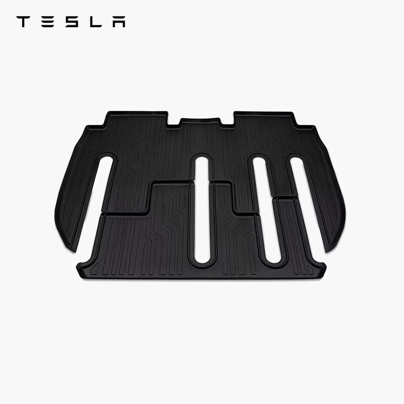 TESLA 特斯拉 官方全天候7座汽车地垫脚踏垫套装model x (2015-2020款) 1800元