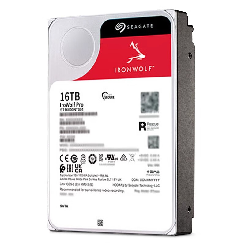 SNQP 希捷16TB ST16000NT001酷狼16tb pro机械硬盘16t NAS 希捷银河企业级保五年 1260元