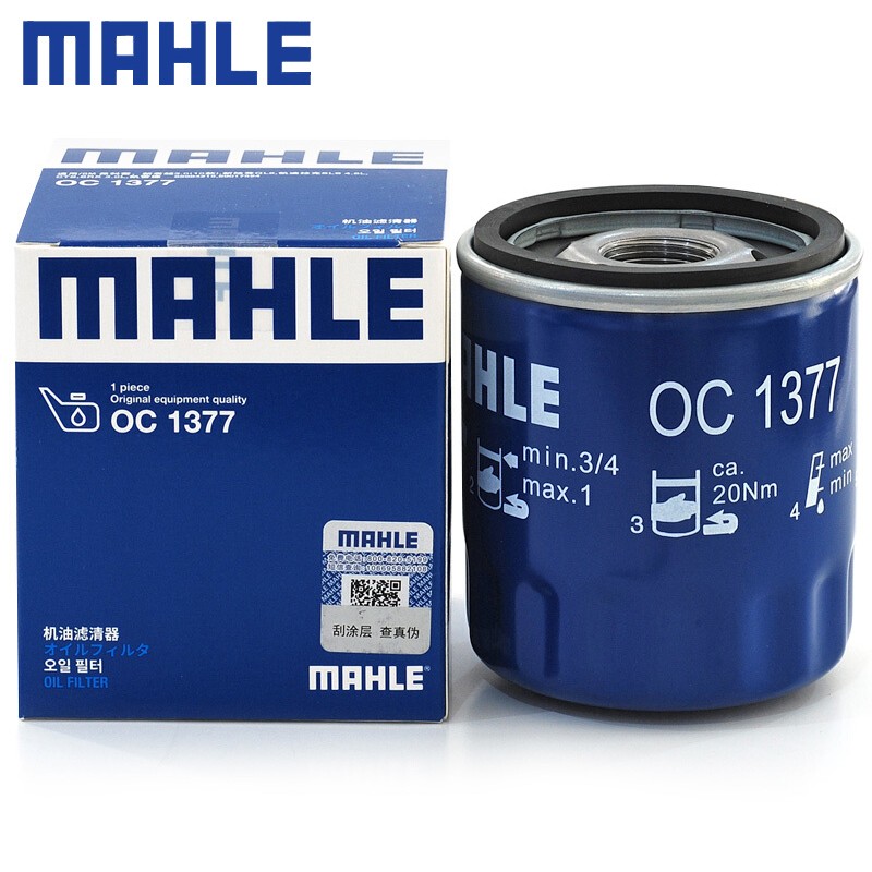 MAHLE 马勒 机油滤芯/机油滤清器/机油格/机滤/OC1377 适用于 新君越（09-15款）/