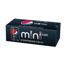 pepsi 百事 可乐 无糖 Pepsi 碳酸饮料 汽水 迷你可乐 200ml*10 饮料整箱 13.1元