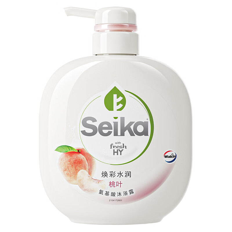 菁华 seika润肤沐浴露 乳木果油润肤精华唤醒肌肤 泡沫绵密清洁美肤 500ml 2瓶