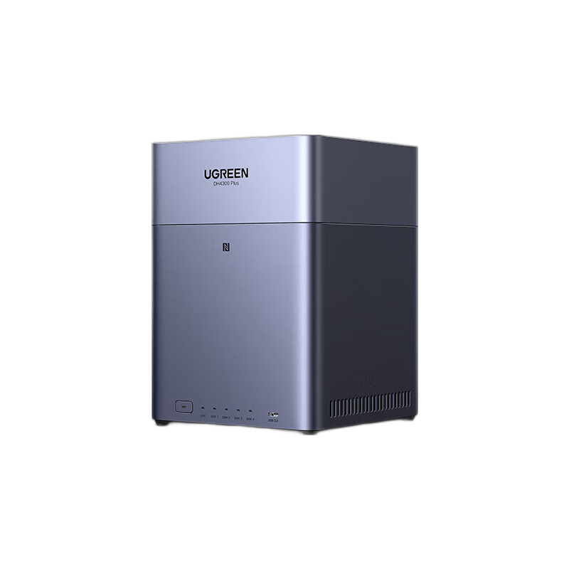 国家补贴:绿联 私有云DH4300Plus 2*4T西数红盘Plus NFC一碰链接 2222.84元
