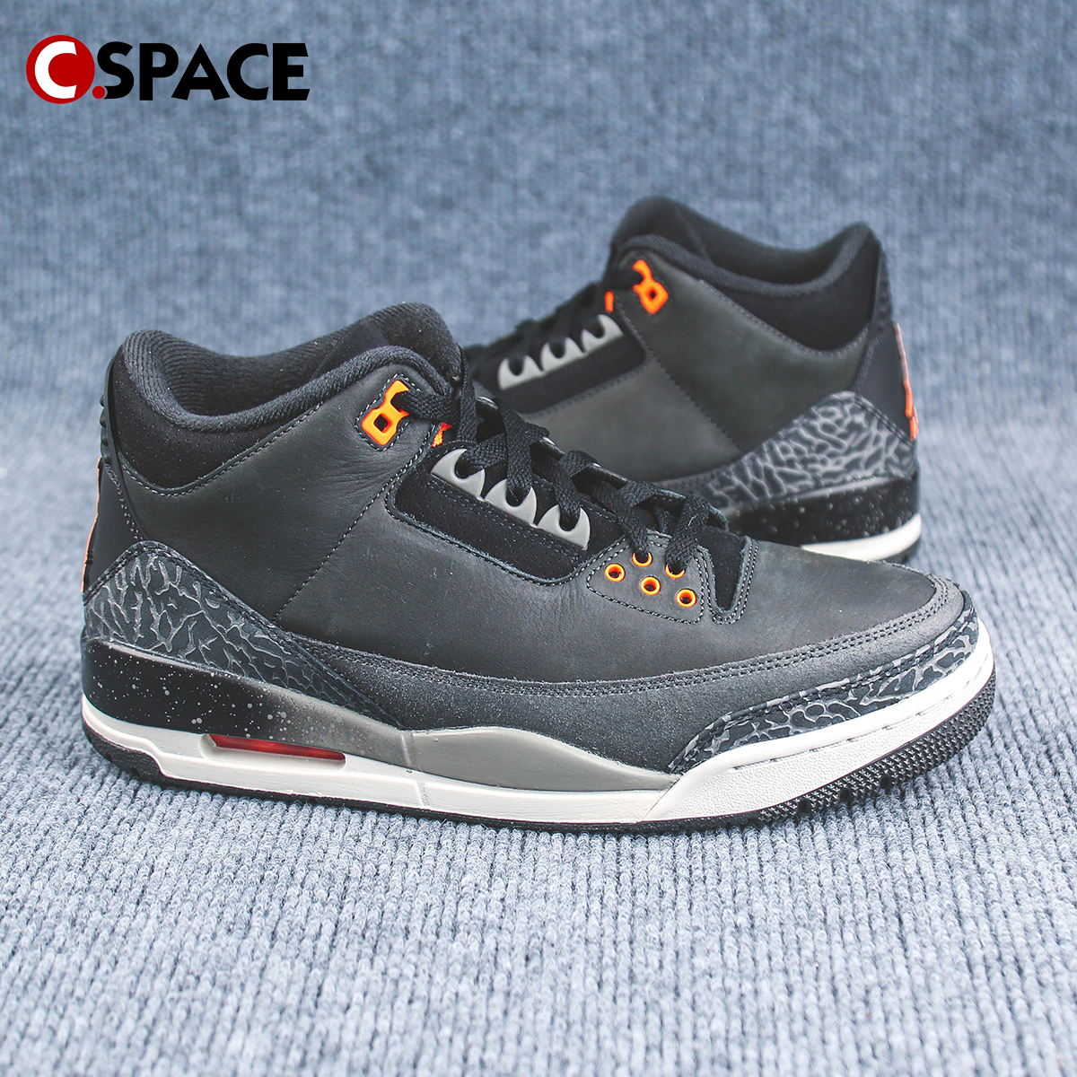 air jordan cspace air jordan 3 aj3恐惧灰黑色 复古篮球鞋 ct8532