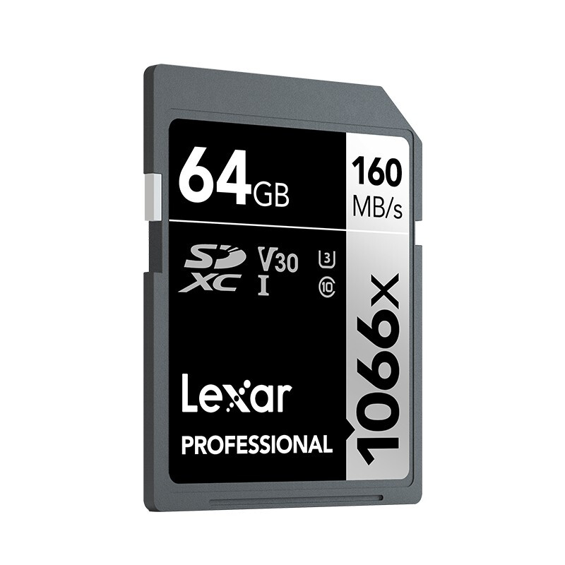 Lexar 雷克沙 PROFESSIONAL SD存储卡 64GB（UHS-I、V30、U3） 129元