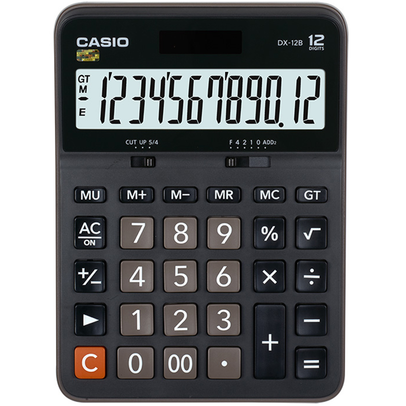 CASIO 卡西欧 DX-12B 台式机计算器 黑色 59元