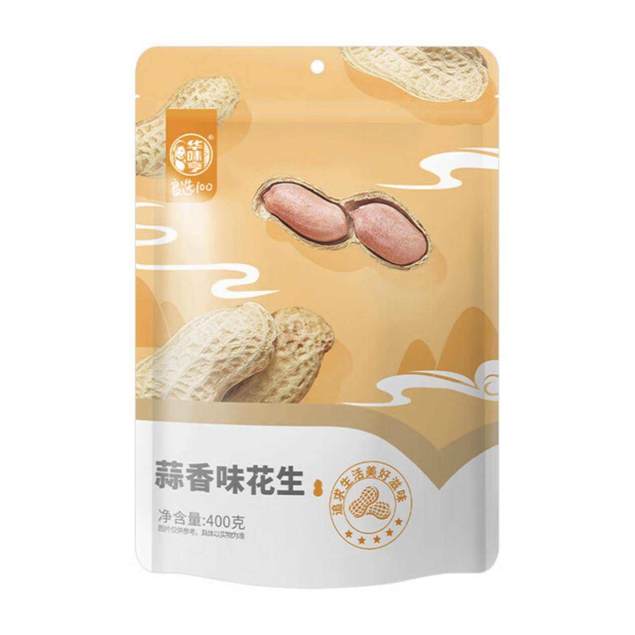 华味亨 蒜香味花生400g（还有瓜子任选4件） 23.6元（合5.9元/件）