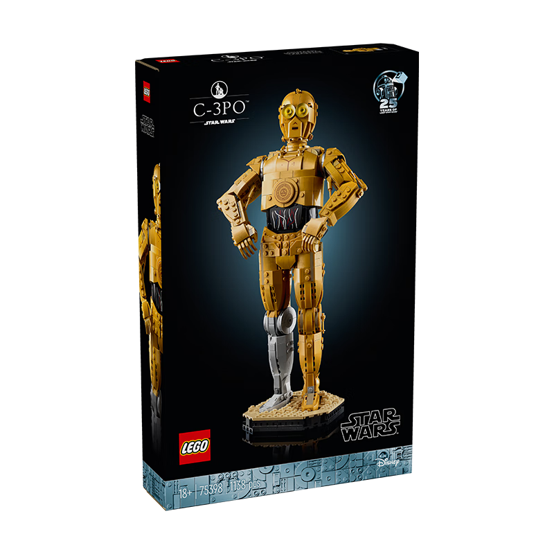 LEGO 乐高 Star Wars星球大战系列 75398 机器人 C-3PO 989元（需用券）